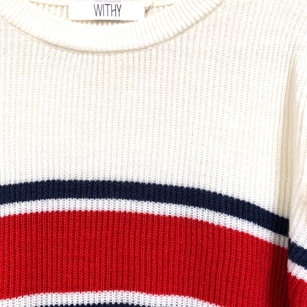 Withy Red & Blue Striped Sweater